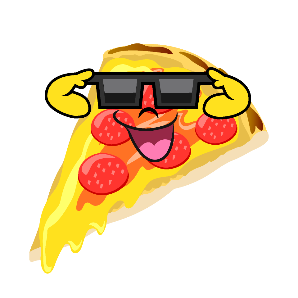 Pizza with Sunglasses