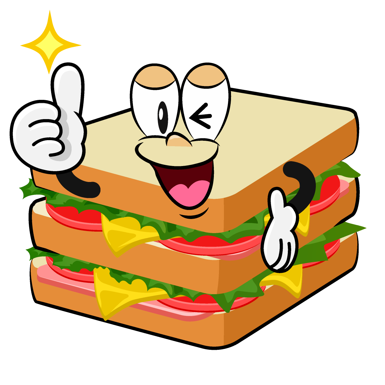 Thumbs up Sandwich