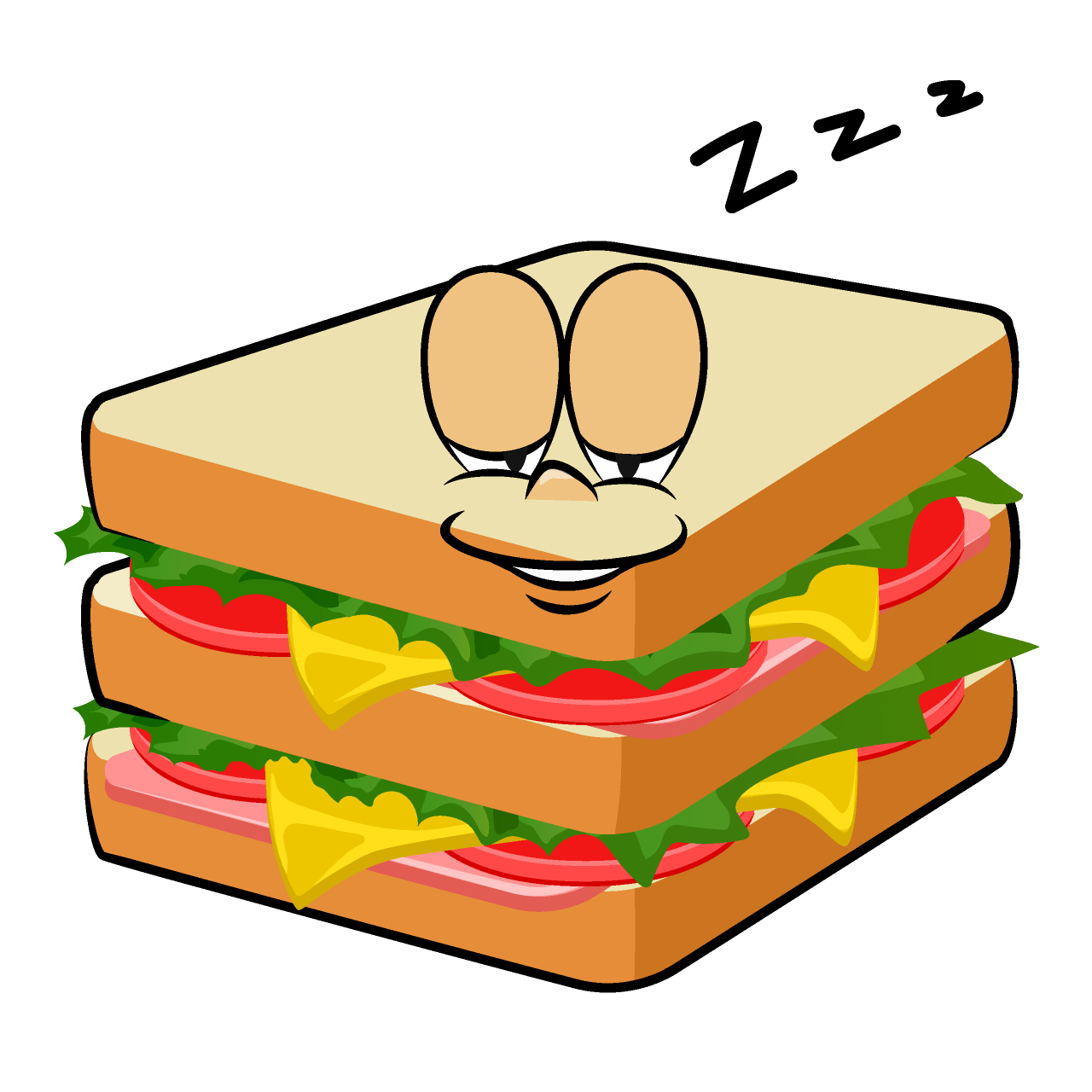 Sleeping Sandwich