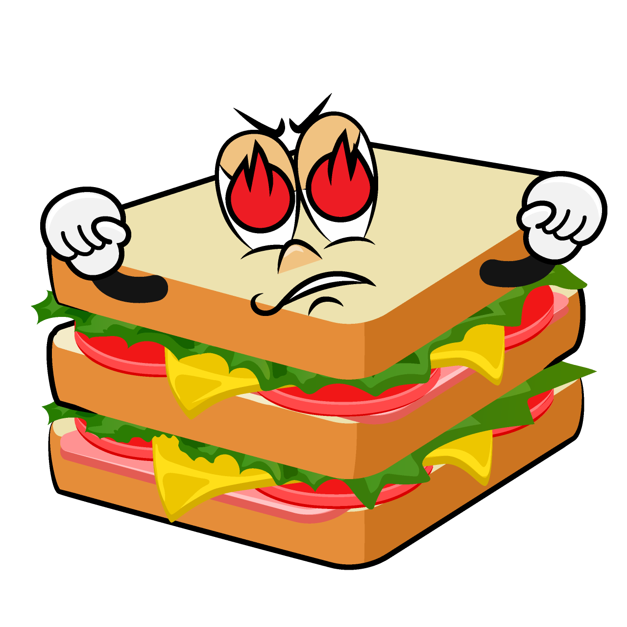Burning Sandwich