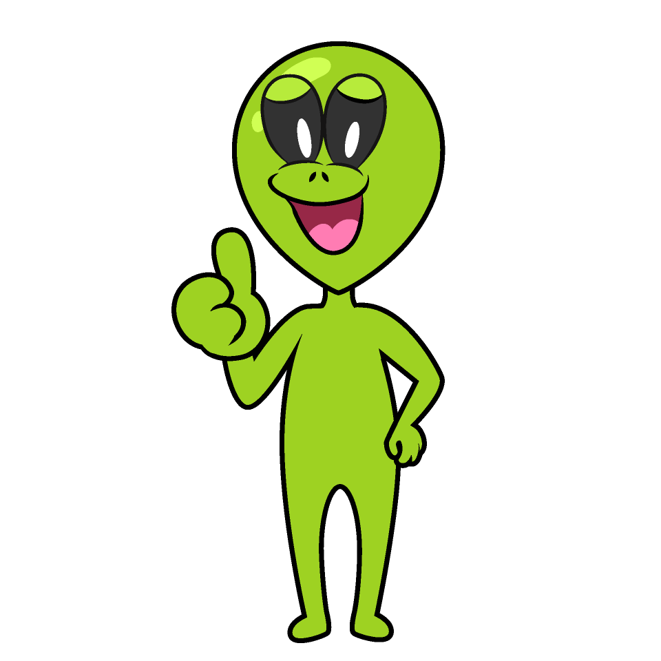 Thumbs up Alien