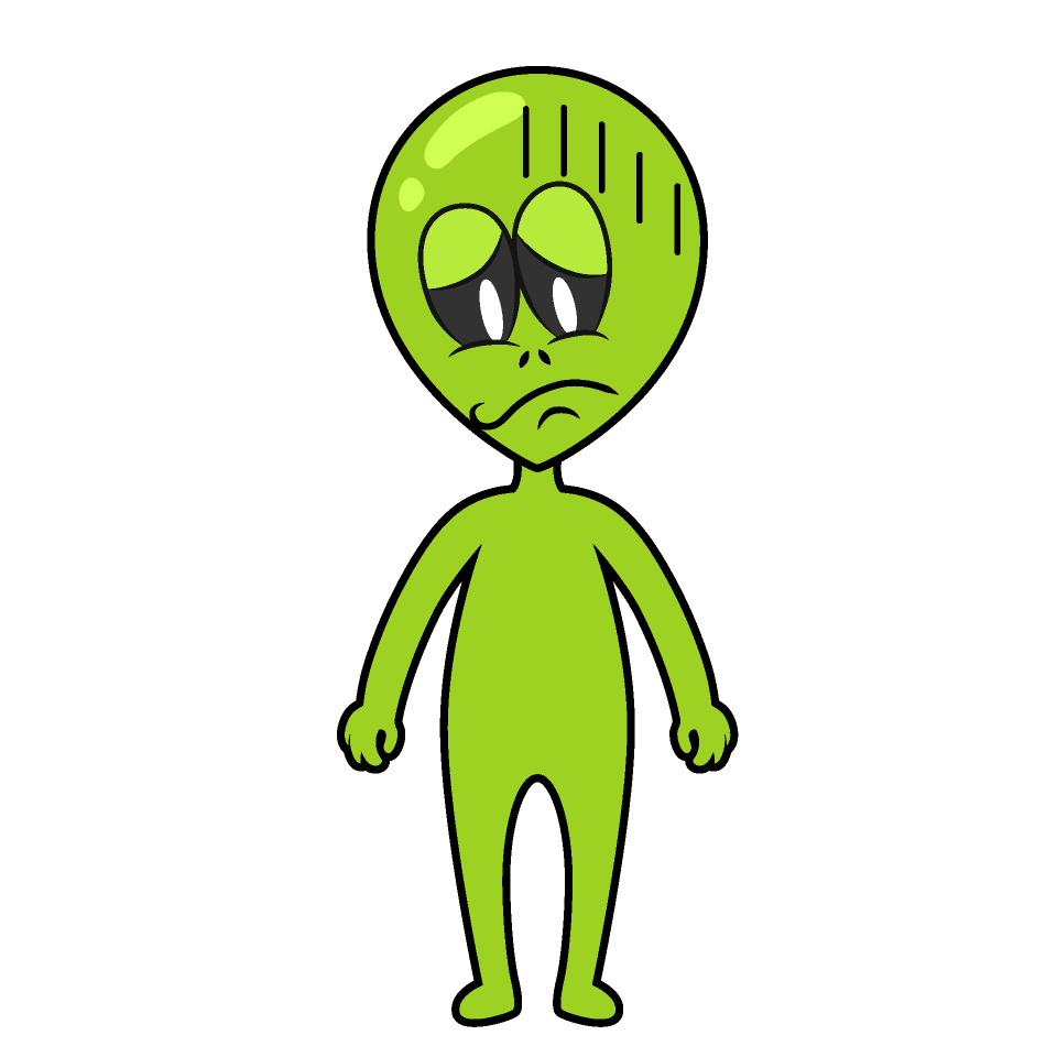 Depressed Alien
