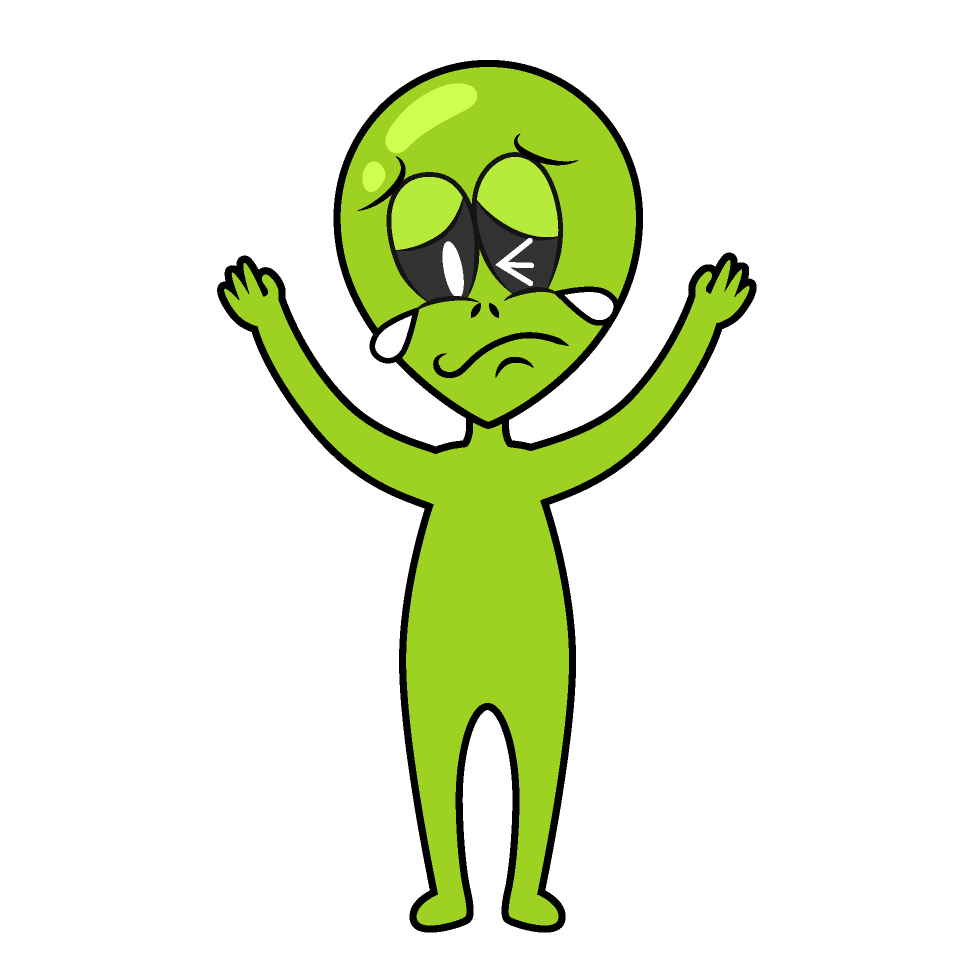 Crying Alien