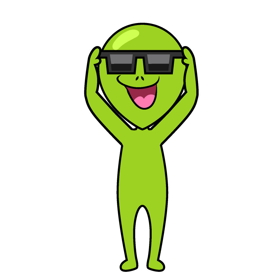 Alien with Sunglasses