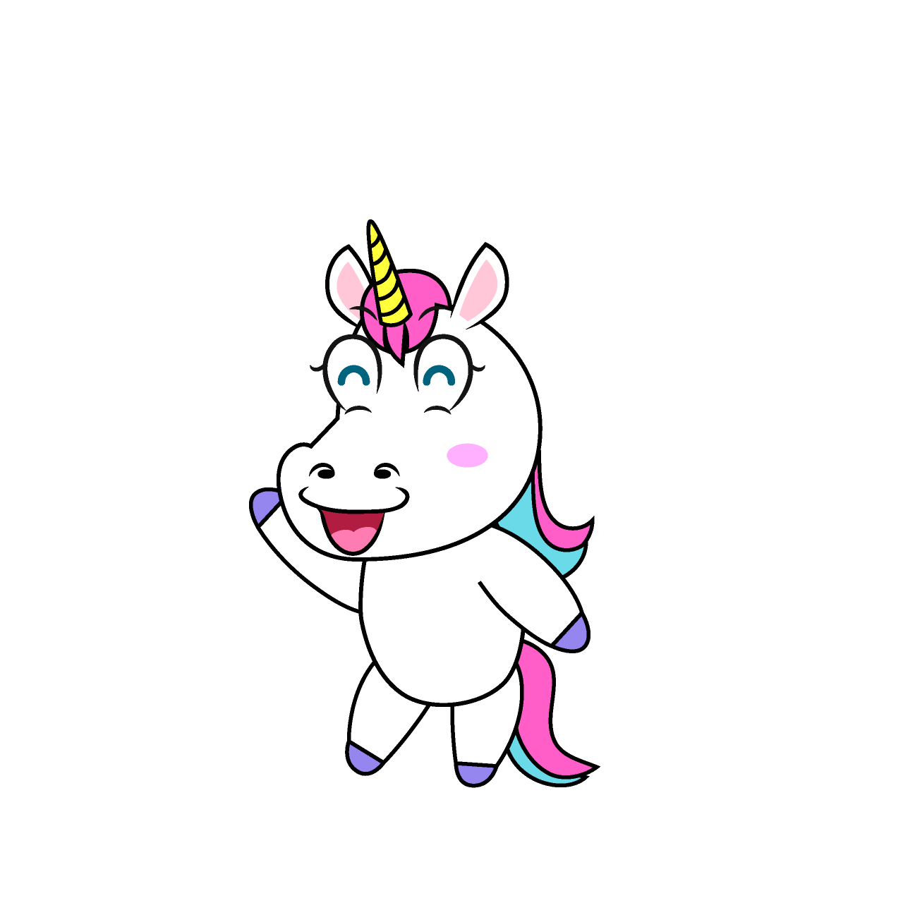 Smiling Unicorn