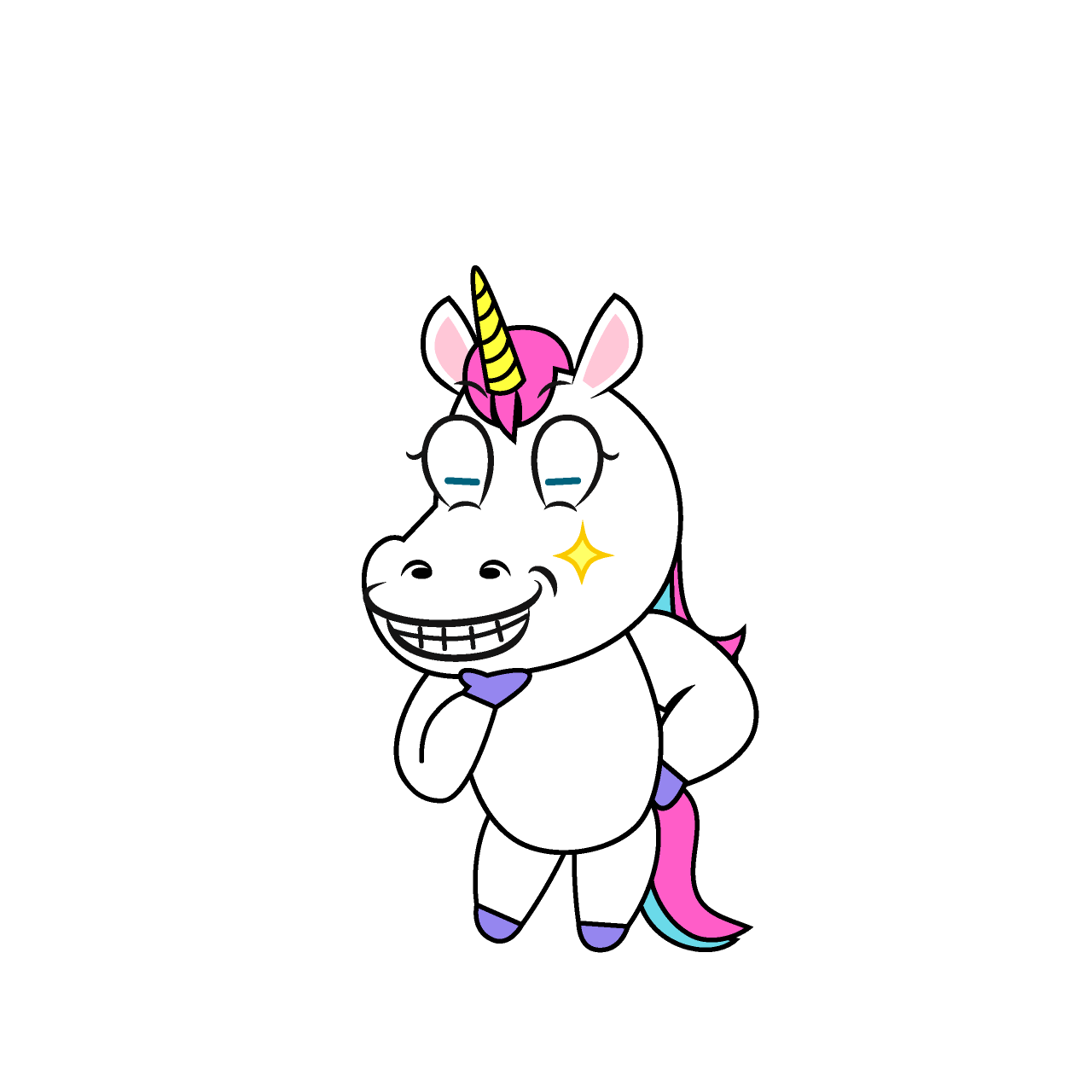 Grinning Unicorn