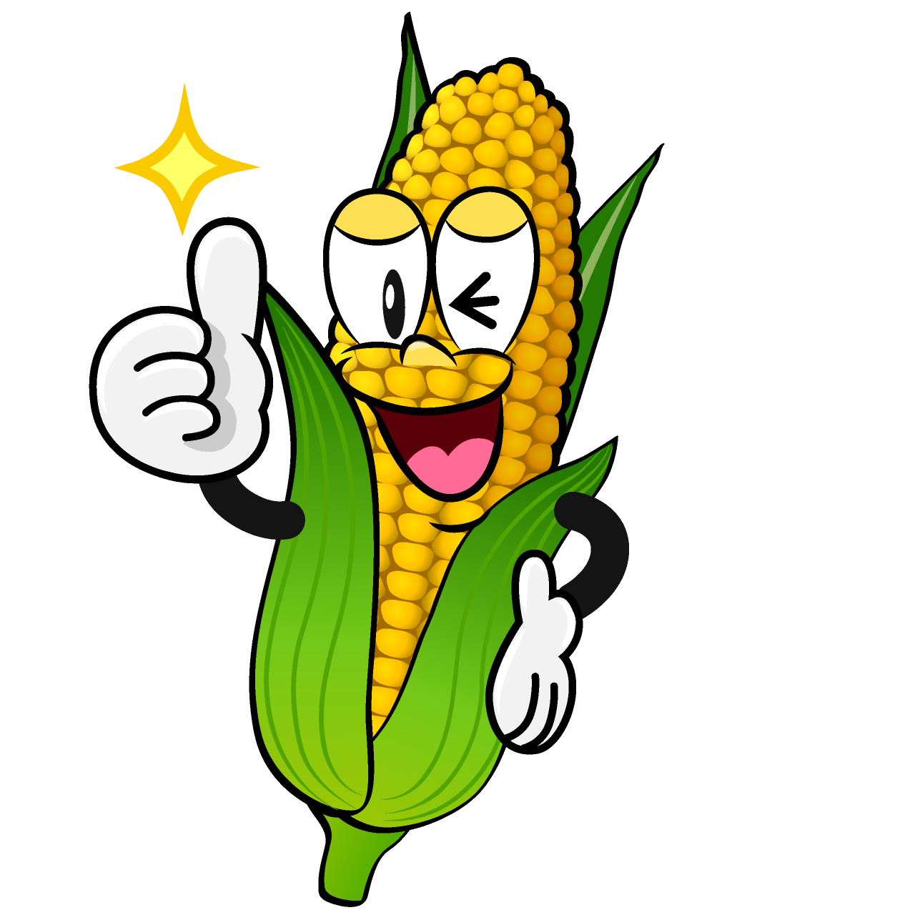 Thumbs up Corn
