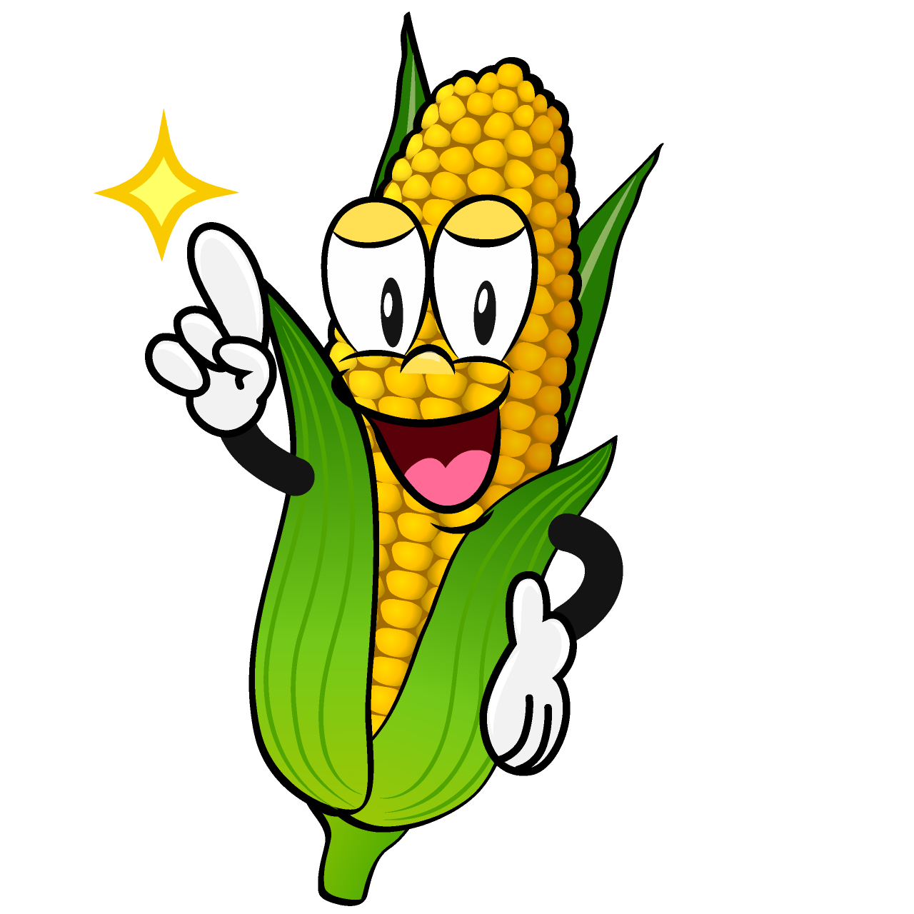 Posing Corn
