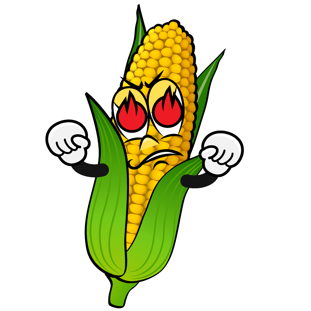 Burning Corn