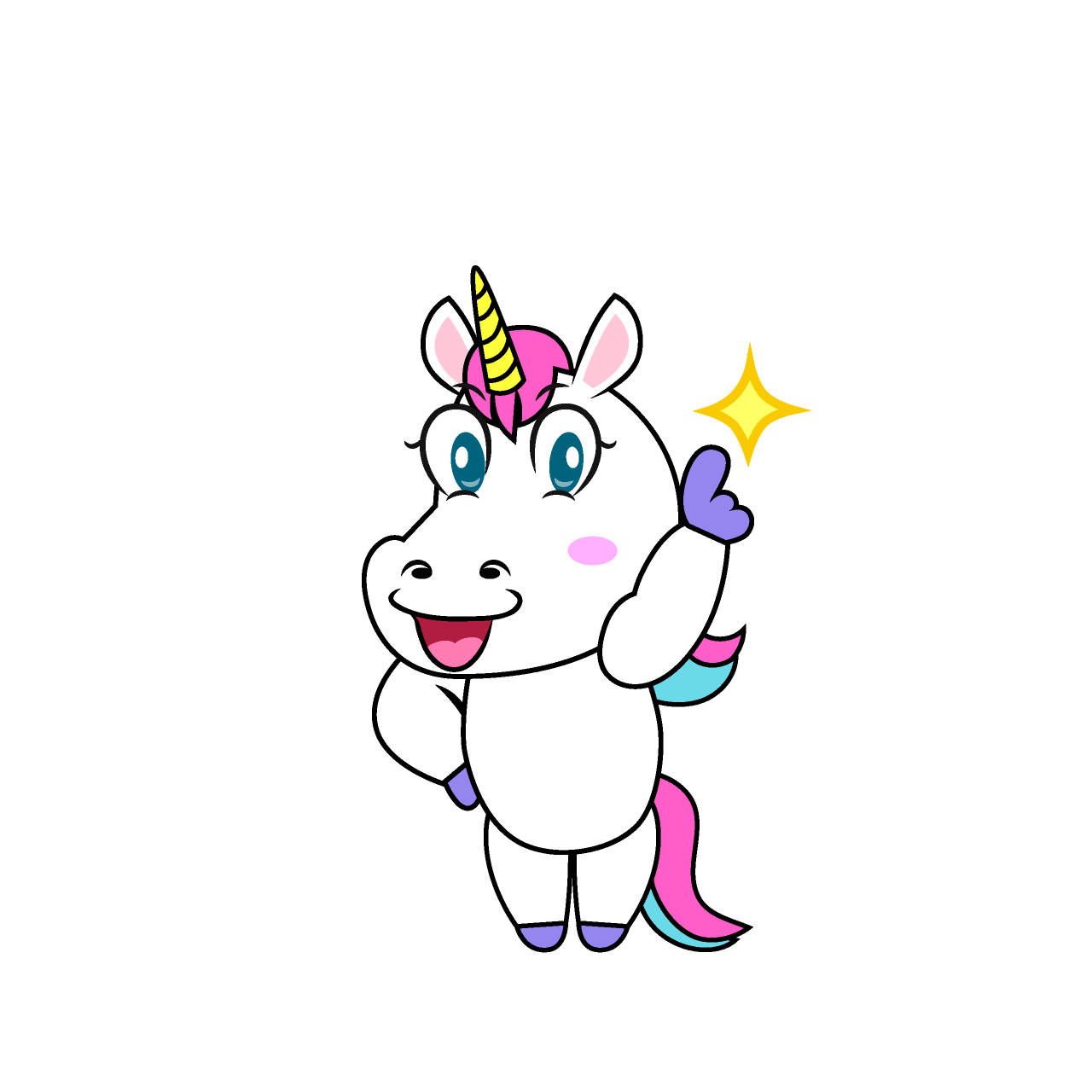 Posing Unicorn