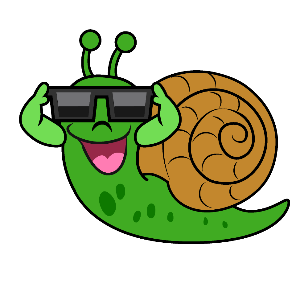 Snail with Sunglasses