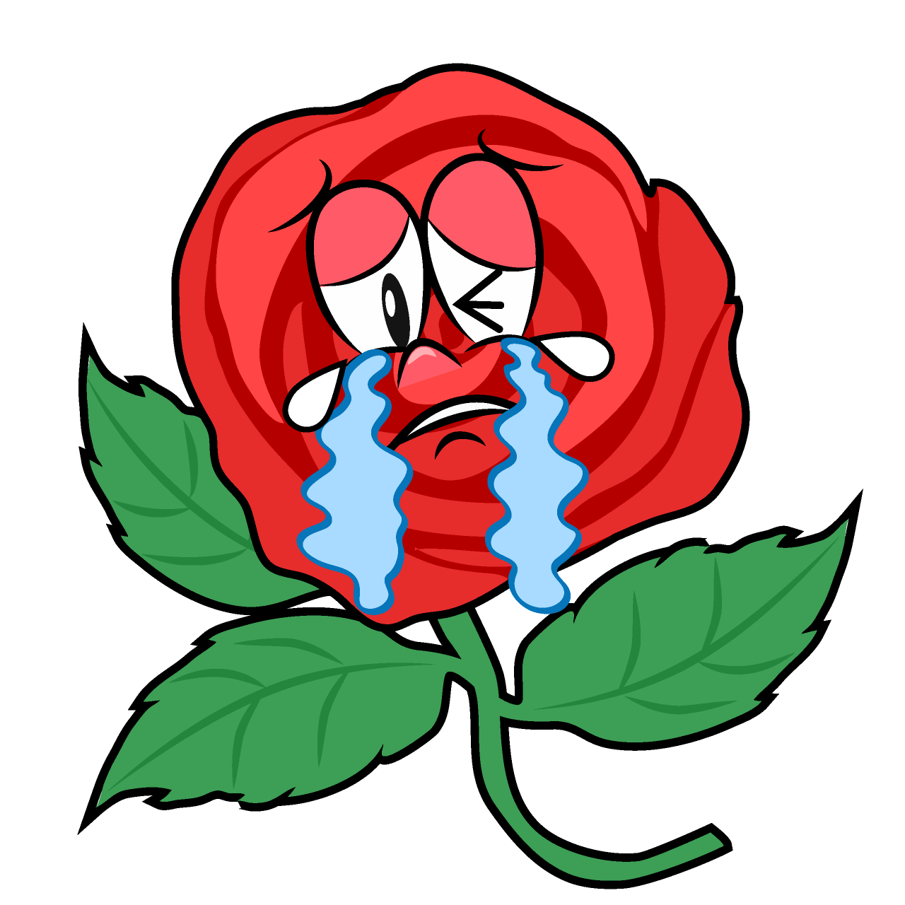 Rosa Llorando