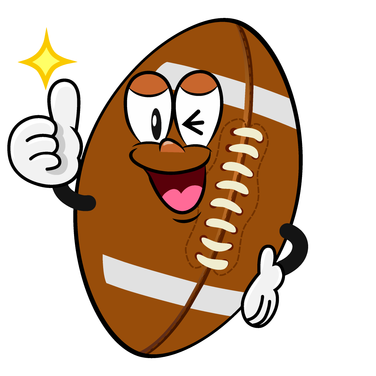 Thumbs up Football