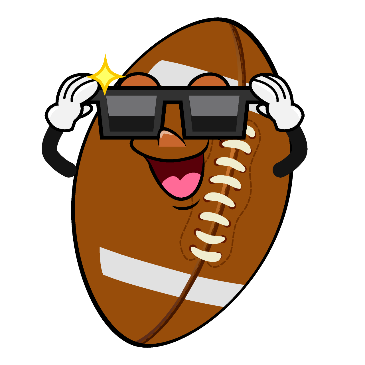Football with Sunglasses