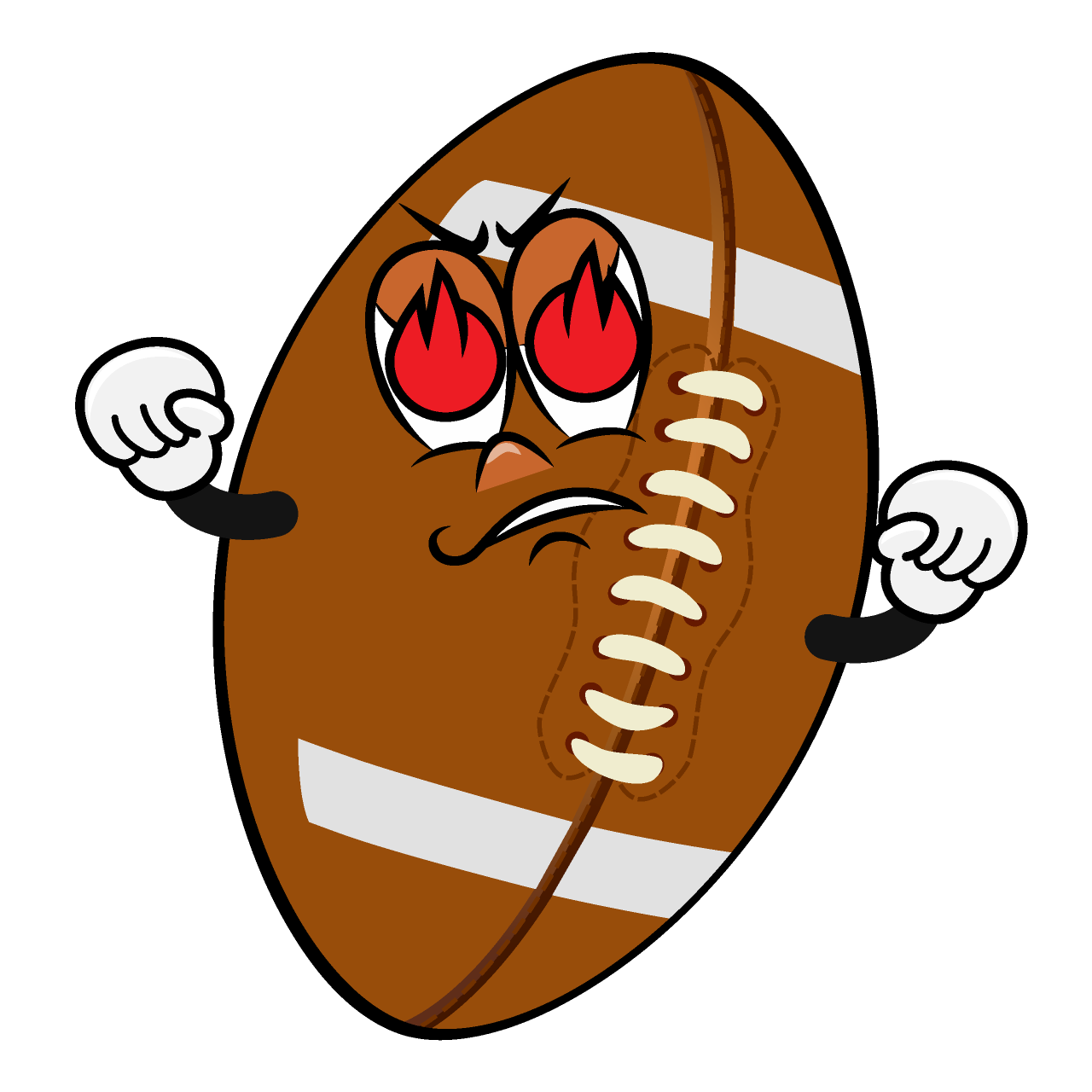 Burning Football