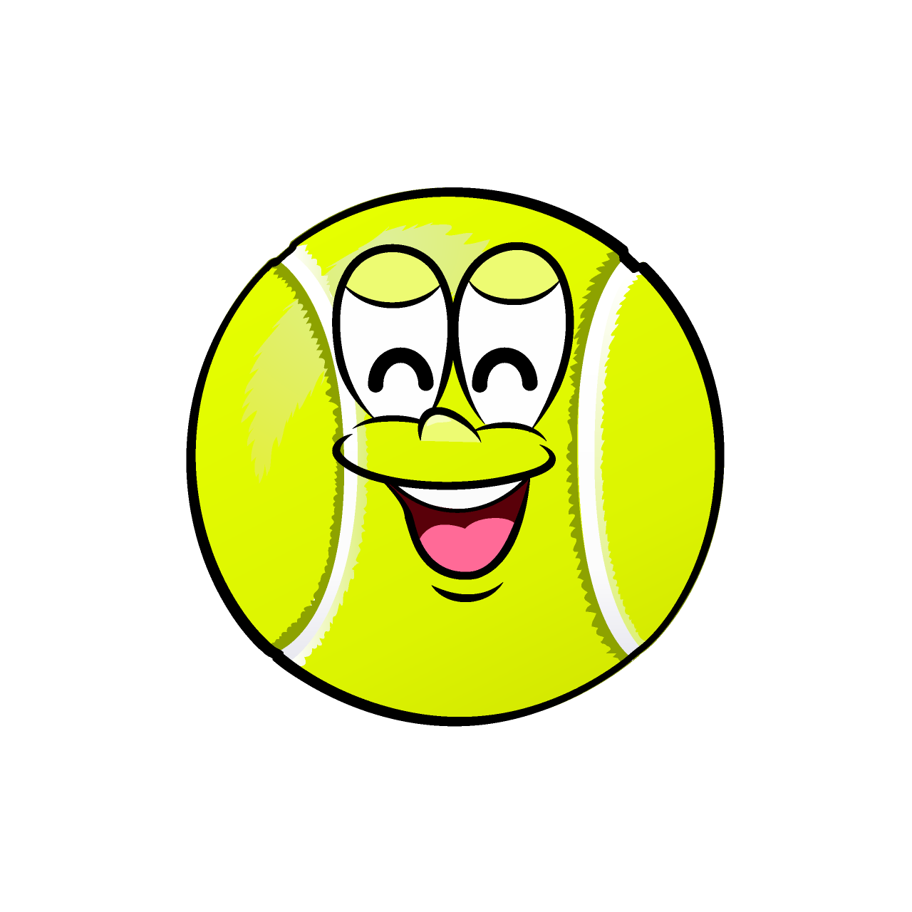Smiling Tennis Ball