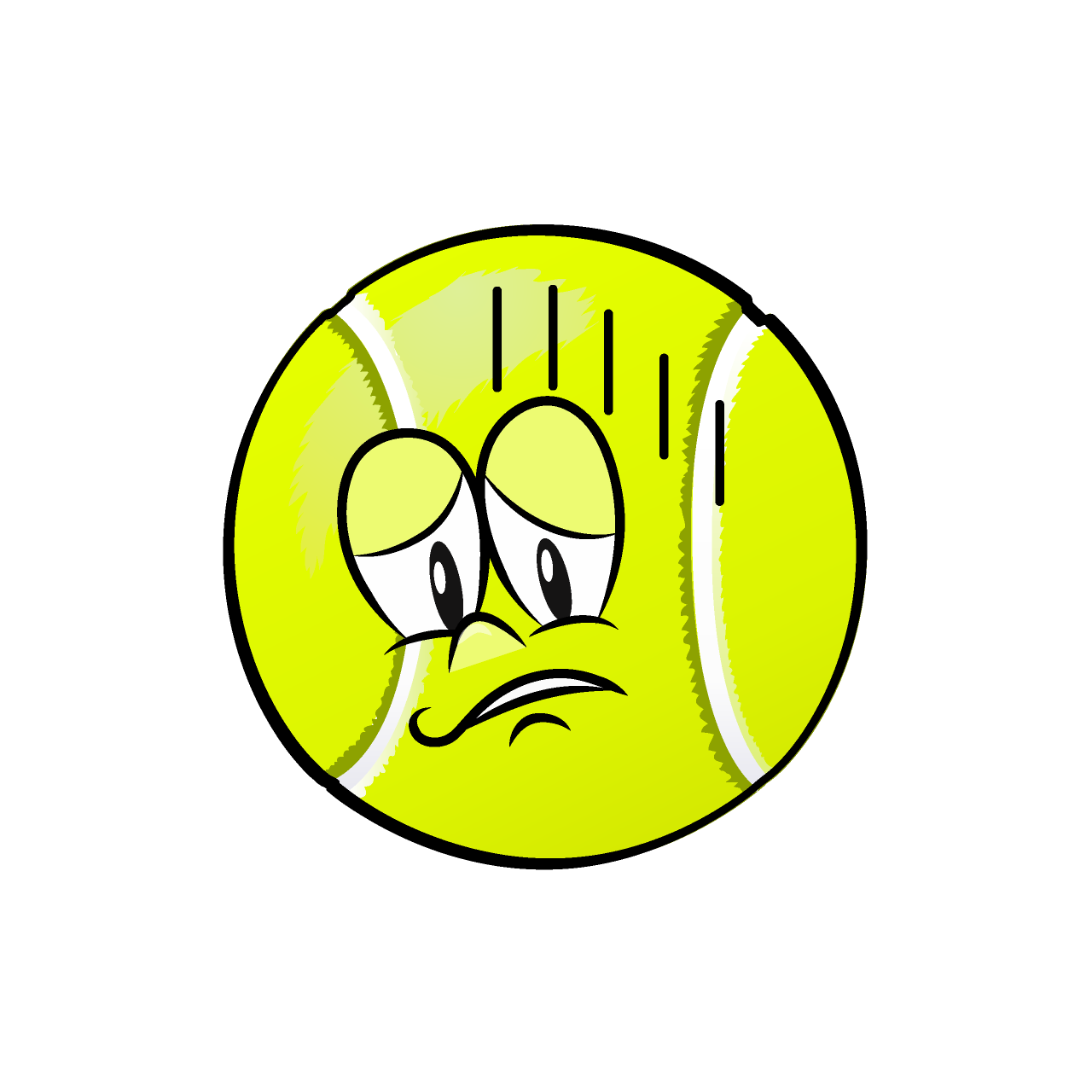 Depressed Tennis Ball
