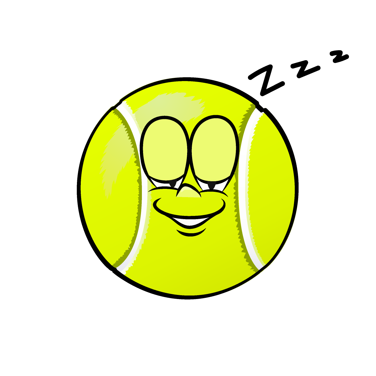 Sleeping Tennis Ball