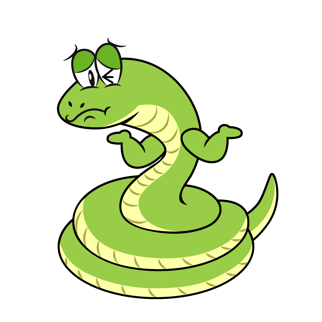 Serpiente Preocupado