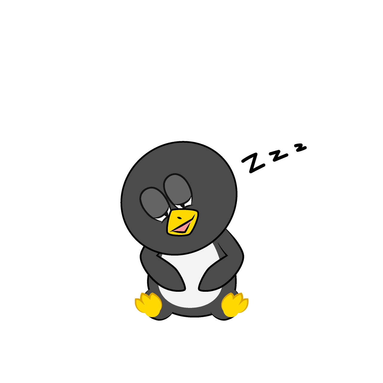 Sleeping Penguin