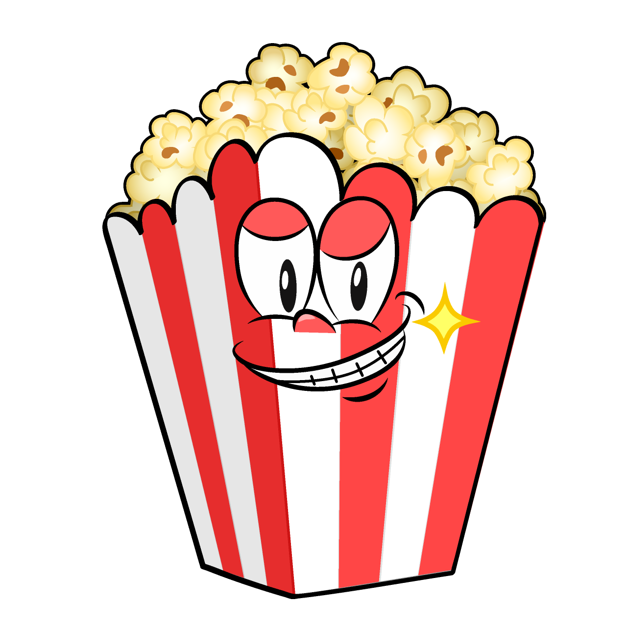 Grinning Popcorn