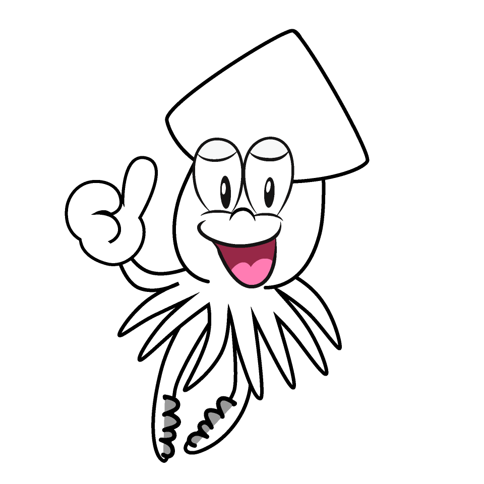 Thumbs up Squid