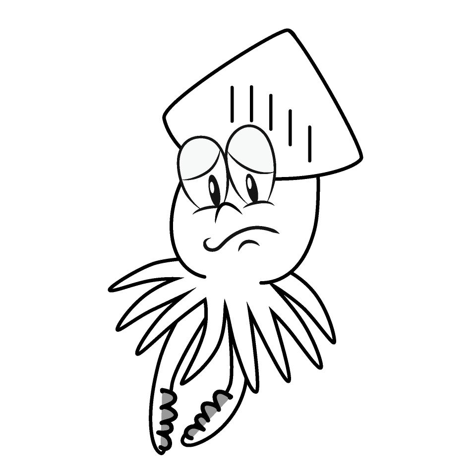 Depressed Squid