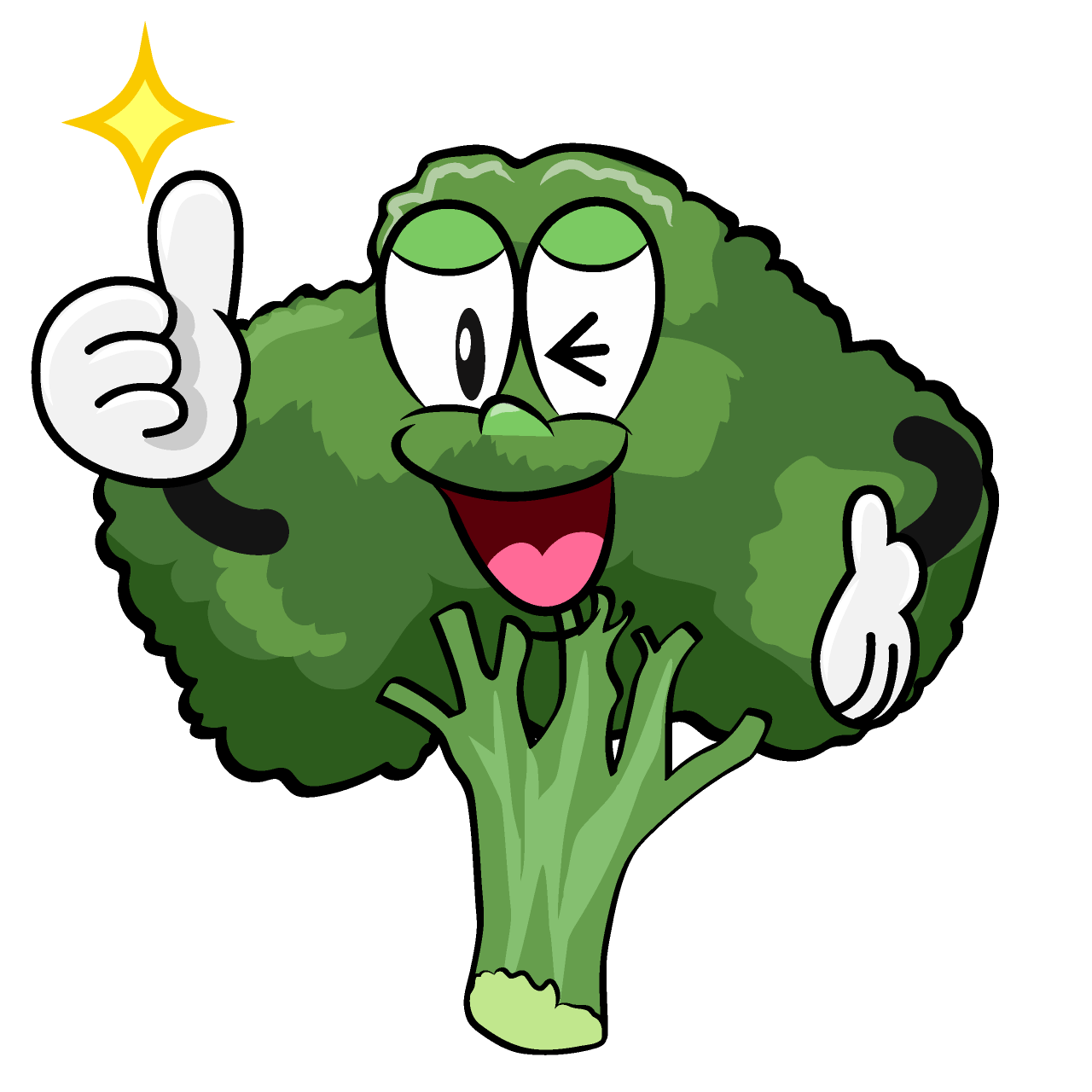 Thumbs up Broccoli