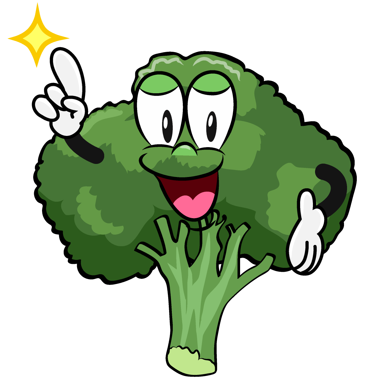 Posing Broccoli