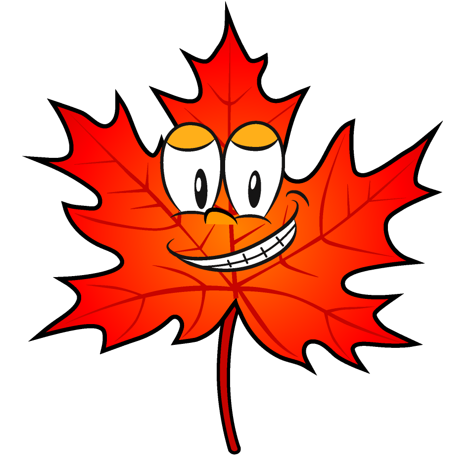 Hojas de Otoño Sonriendo