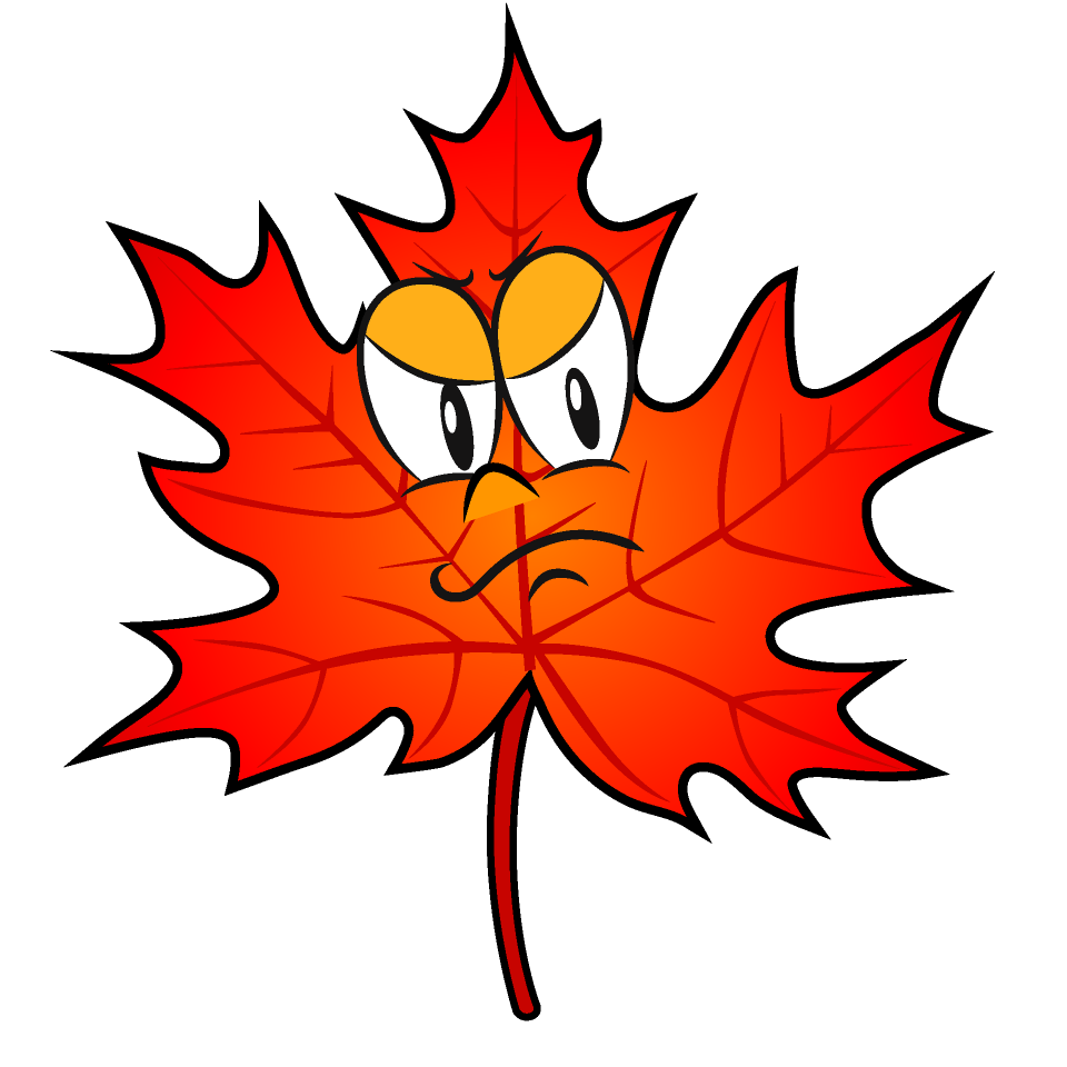 Hojas de Otoño Enojado