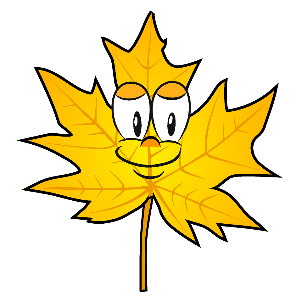 Hoja de Otoño Amarilla
