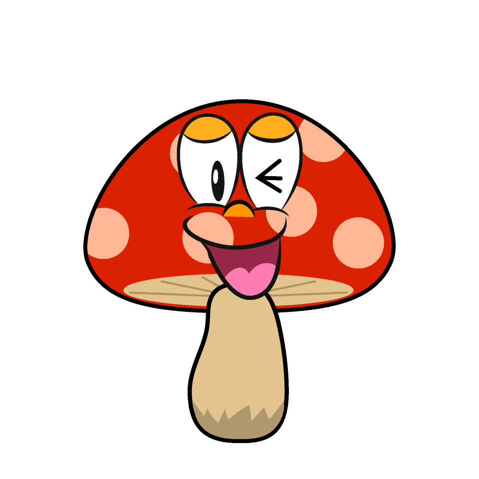 Hongo Rojo Riendo