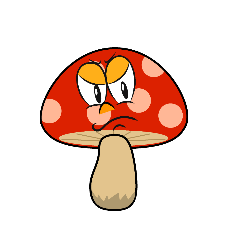 Hongo Rojo Enojado