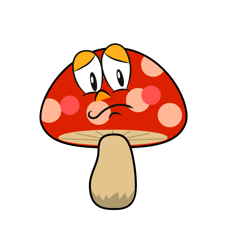 Hongo Rojo Pensando