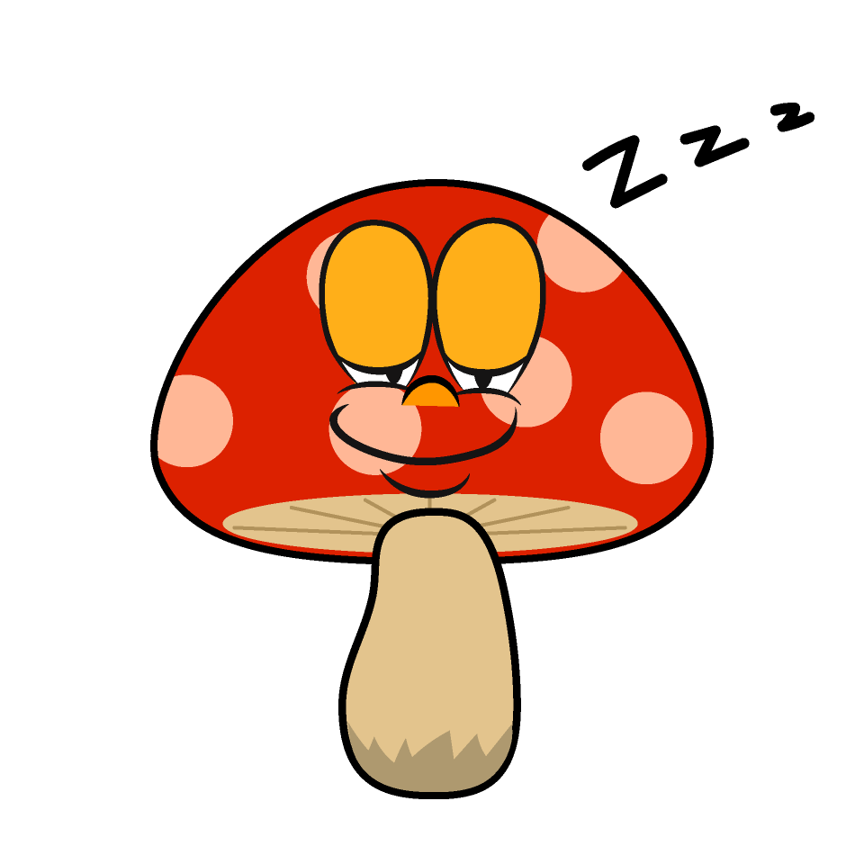 Hongo Rojo Dormido