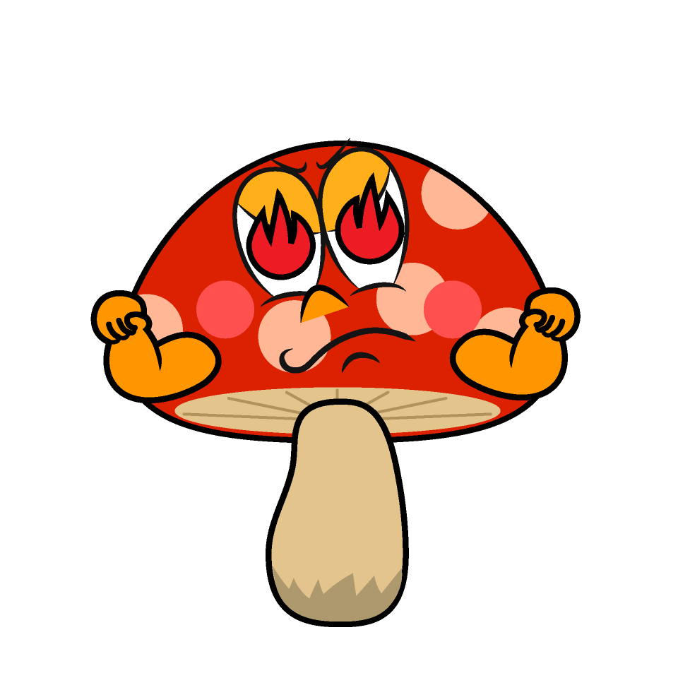 Hongo Rojo Entusiasmo