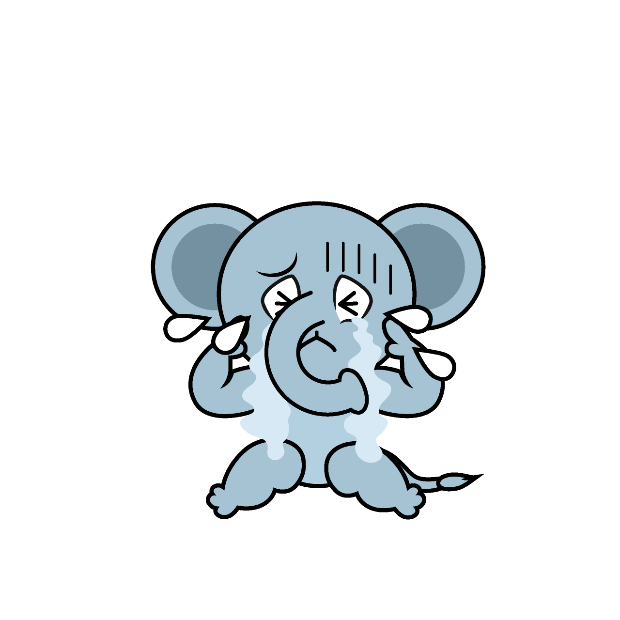 Crying Elephant