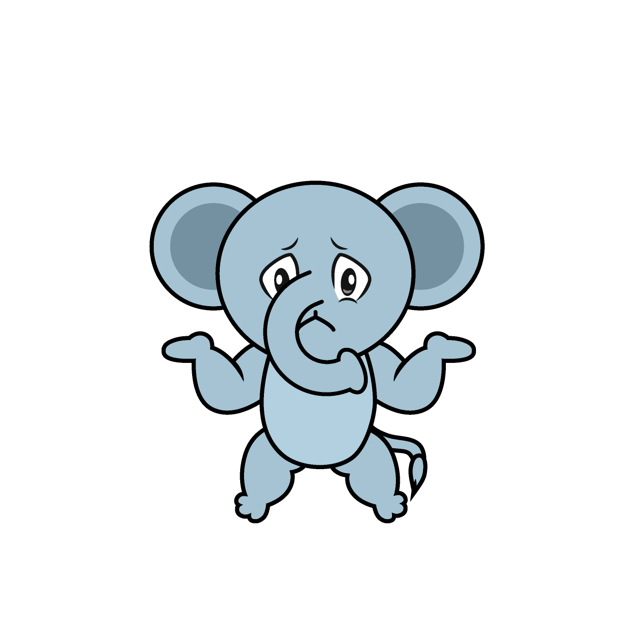 Troubled Elephant