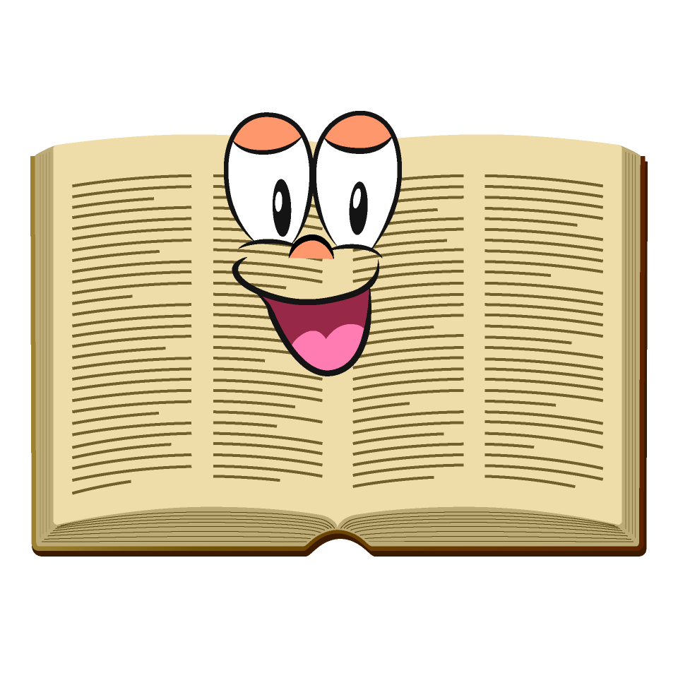 Smiling Open Book