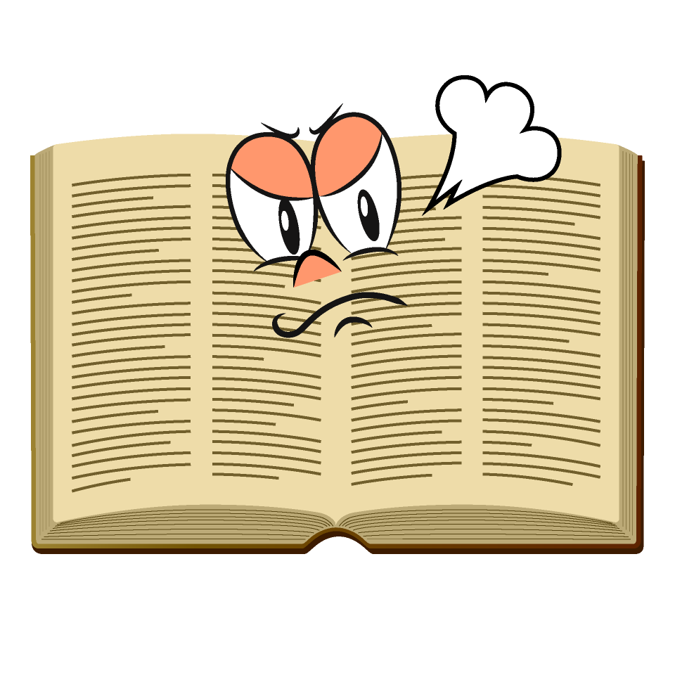 Angry Open Book