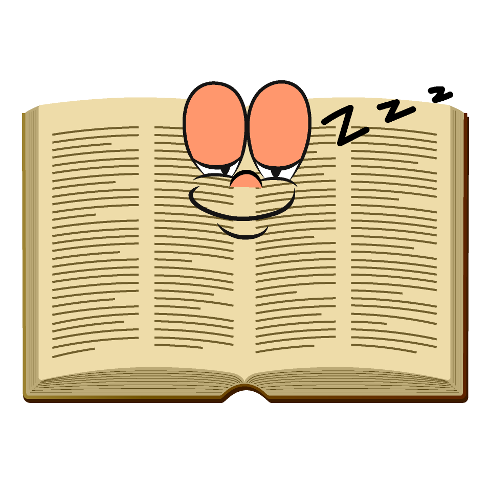 Sleeping Open Book