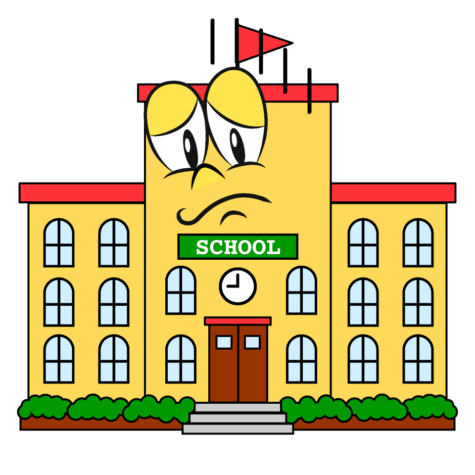 Depressed School Building