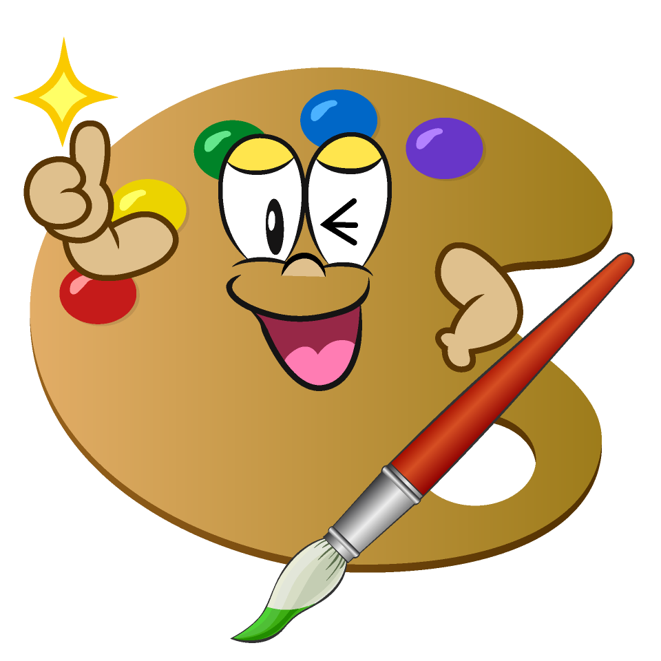 Thumbs up Painting Palette