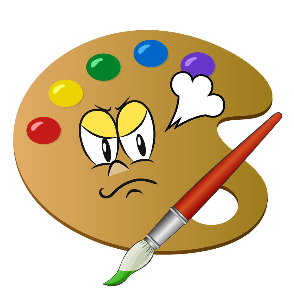 Angry Painting Palette