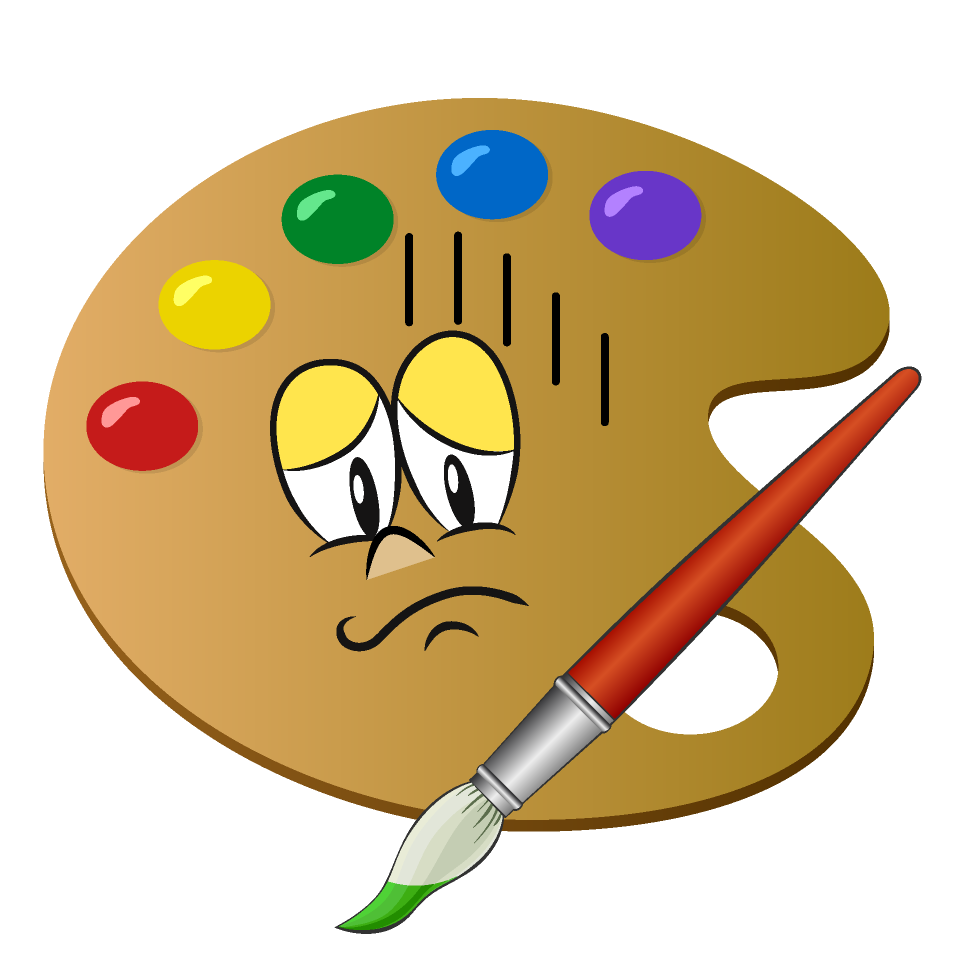 Depressed Painting Palette