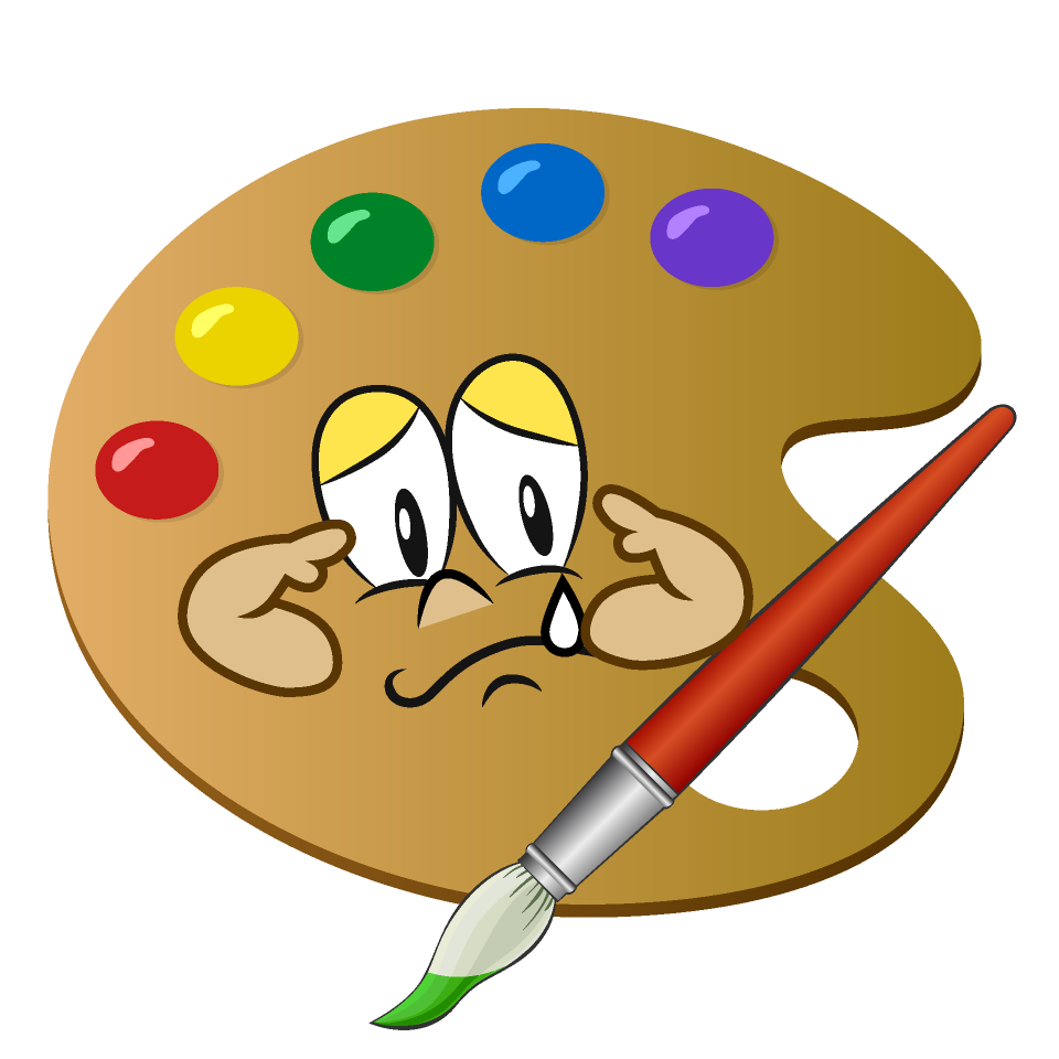 Sad Painting Palette