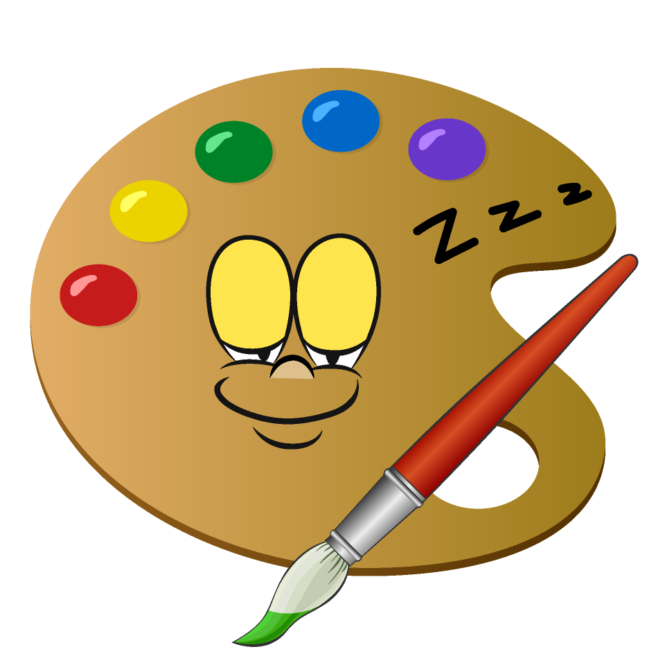 Sleeping Painting Palette