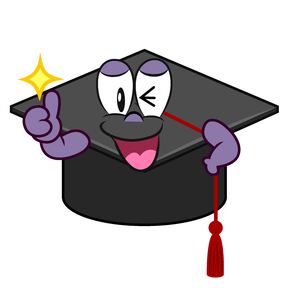 Thumbs up Graduation Cap