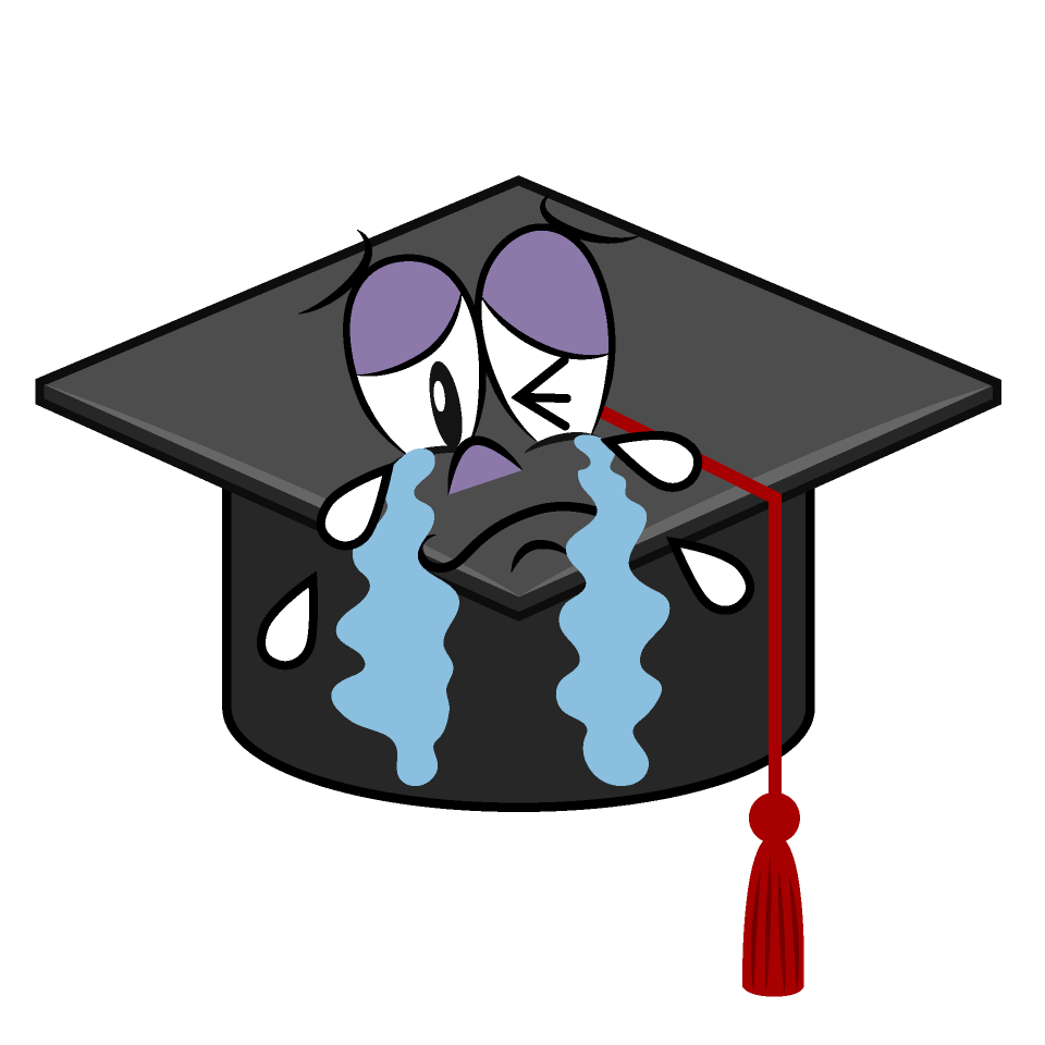 Crying Graduation Cap